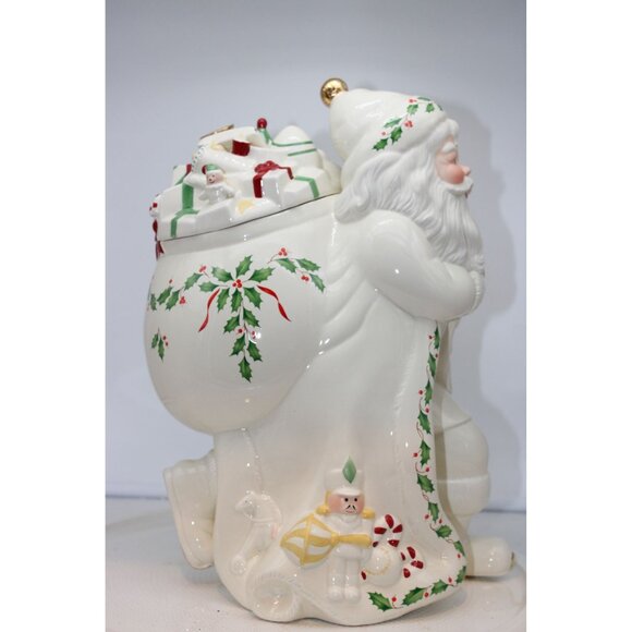 Cookie Jar - Lenox - Santa Skates to a New Millennium - Picture 2 of 10